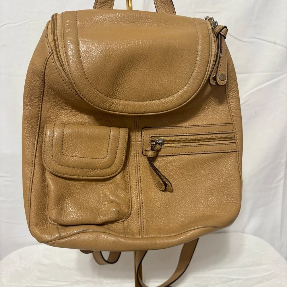 Tignanello leather backpack.